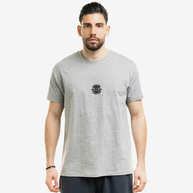 T-shirt Noshame® Γκρι με τύπωμα Noshame Hardcore - 122536 - XXL