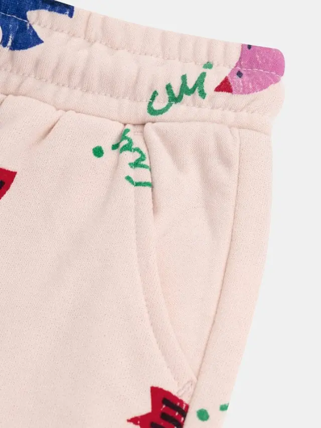 Παιδικό Παντελόνι Φόρμας για Κορίτσια Pink Birdie Pants ΛΕΥΚΟ 2