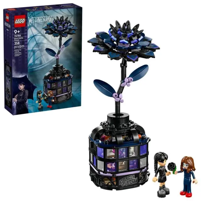LEGO WEDNESDAY 76784 Black Dahlia Flower