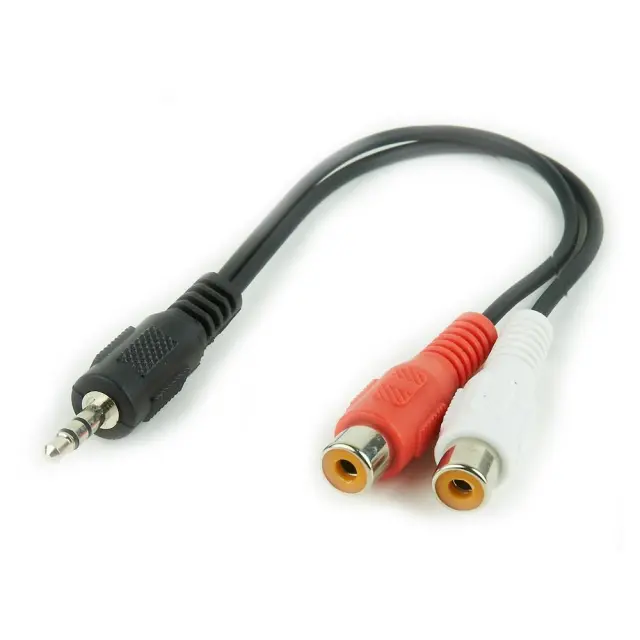 Καλώδιο Ήχου 3.5 MM Stereo Σε 2x RCA 0.2m Cablexpert