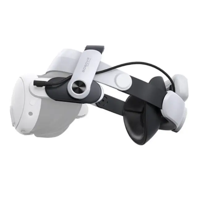 BOBOVR Battery Strap για Meta Quest 3 / 3S σε Λευκό χρώμα