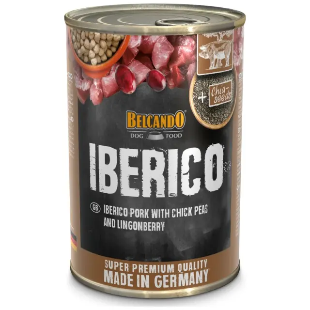 Belcando Iberico Υγρή Τροφή Σκύλου με Βατόμουρα Χωρίς Σιτηρά σε Κονσέρβα 400gr