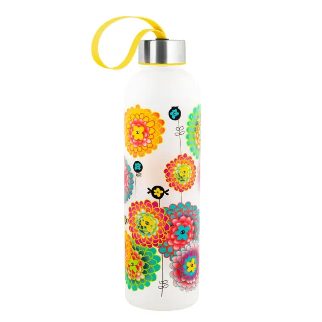 Pylones Επαναχρησιμοποιούμενο Μπουκάλι / Re-usable Bottle 800ml: Happyglou Large Coquelicots 3
