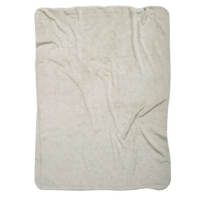 Κουβέρτα Αγκαλιάς 75x100 Fleece Relax Das Home 4906 Ecru 100% Πολυέστερ 2