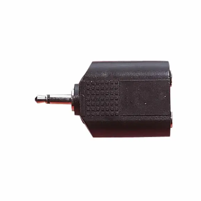 ELECTROVISION 3.5 mm Mono Plug to 2x 3.5 mm Mono Sockets Adaptor (F375)
