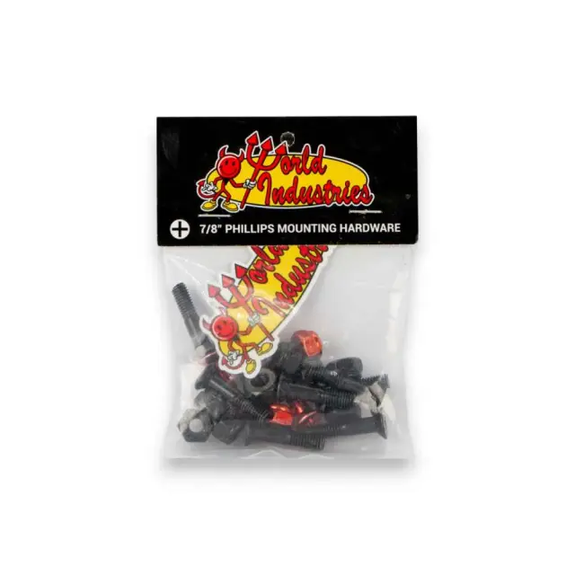 World Industries Σετ Βίδες Skateboard Με Σταυρωτή Κεφαλή 7/8″