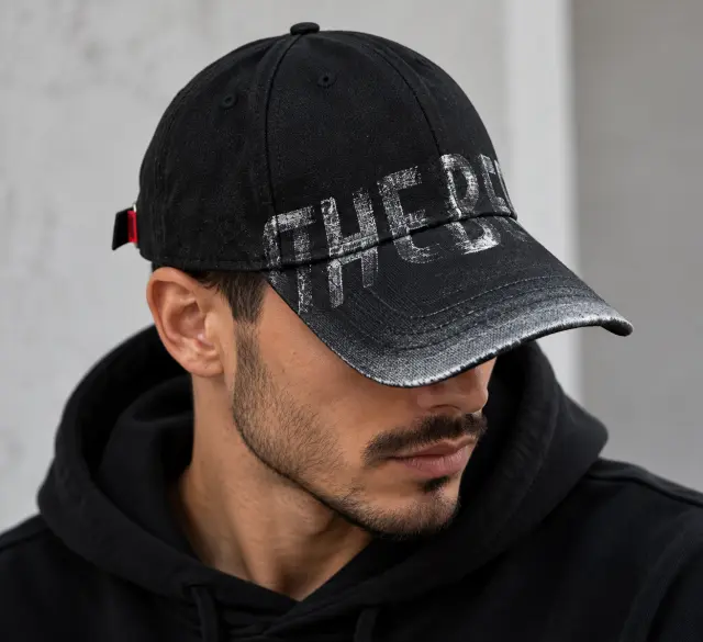 Ghetto THE BEST Distressed Cap Black – Unisex Streetwear 3