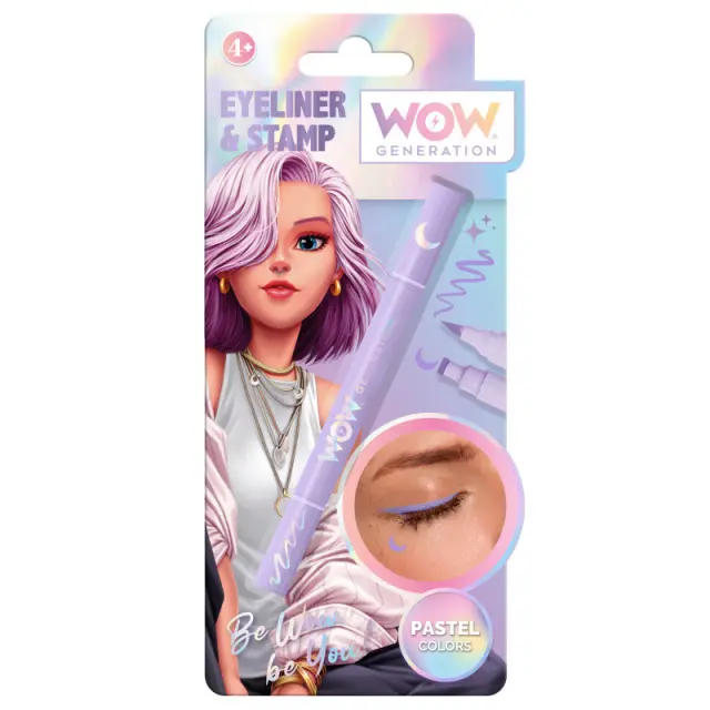Eyeliner Wow Generation με σφραγίδα παστέλ χρώματα