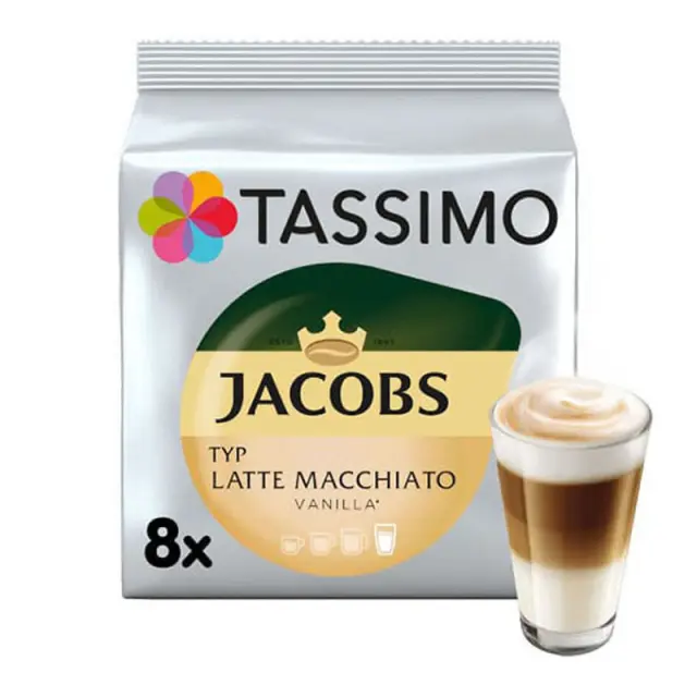 Tassimo Latte Macchiato Vanilla 8 τμχ | Λήξη 20/11/26