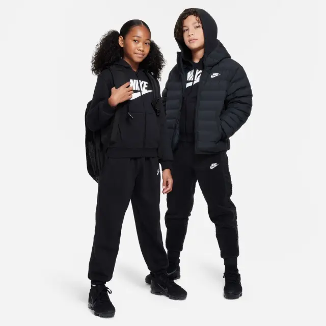 Nike Fleece ΠΑΙΔΙΚΗ ΖΑΚΕΤΑ (FD2990-010) - Μαύρο - S 8-10 ετών 2