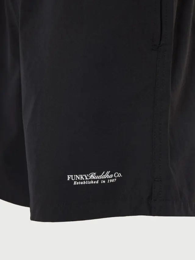 Funky Buddha Men's Swimwear Shorts Black FBM013-001-16 - 2XL 2