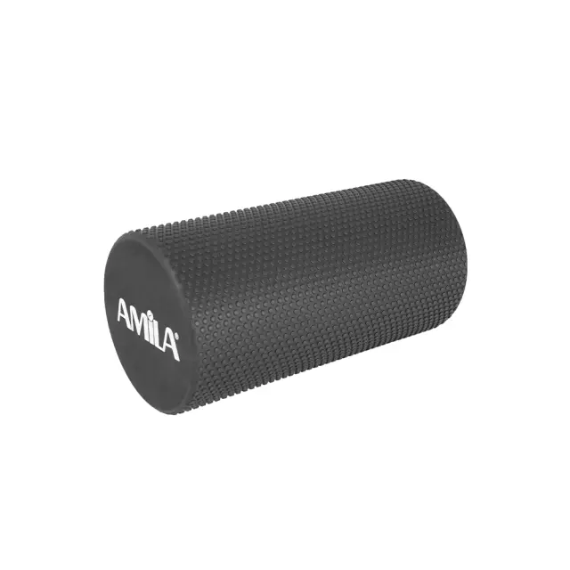 Amila Foam Roller Pro 15x30cm Μαύρο 96824 (Amila) - One Size