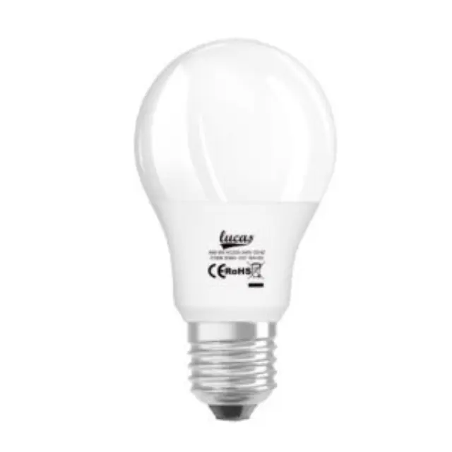 Λαμπτήρας LED A60 E27 9w 4000Κ Lucas
