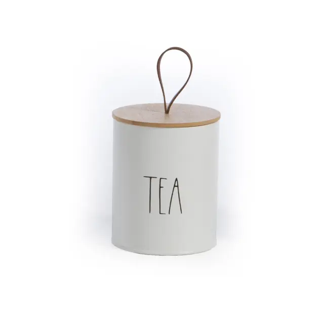 Nef-Nef Homeware Δοχείο Για Τσάι Μεταλλικό 'Tea' 10,4x10,4x13 Black 3