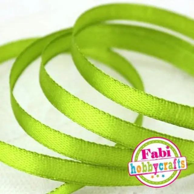 Κορδέλα Fabi Σατέν 6mm x 50y Λαχανί