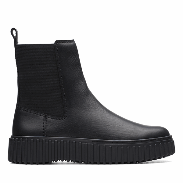 Clarks Torhill Maple Black Leather - 41.5