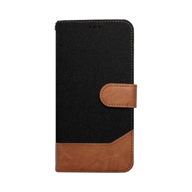 Θήκη Βιβλίο Jeans Book Case Για Xiaomi Redmi Note 14 4G Μαύρη