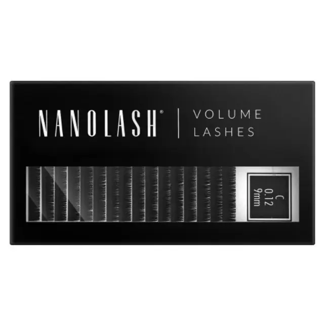 Nanolash Volume Lashes 0.12 C false eyelashes 9 mm