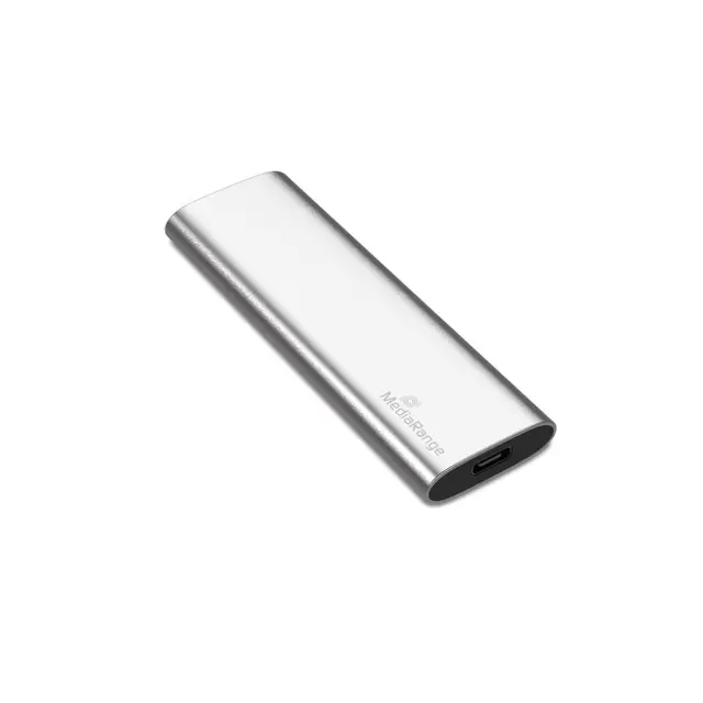 MediaRange Εξωτερικός Σκληρός Δίσκος SSD USB Type-C 480GB (Silver) (MR1102) MR SSD & USB FLASH DRIVES & MEMORY CARDS