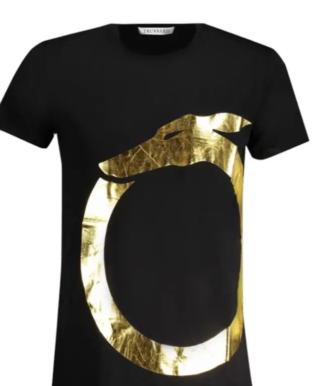 Trussardi Jeans - Ανδρικό T-Shirt TRU2MTS01-06BLKG Μαύρο 3