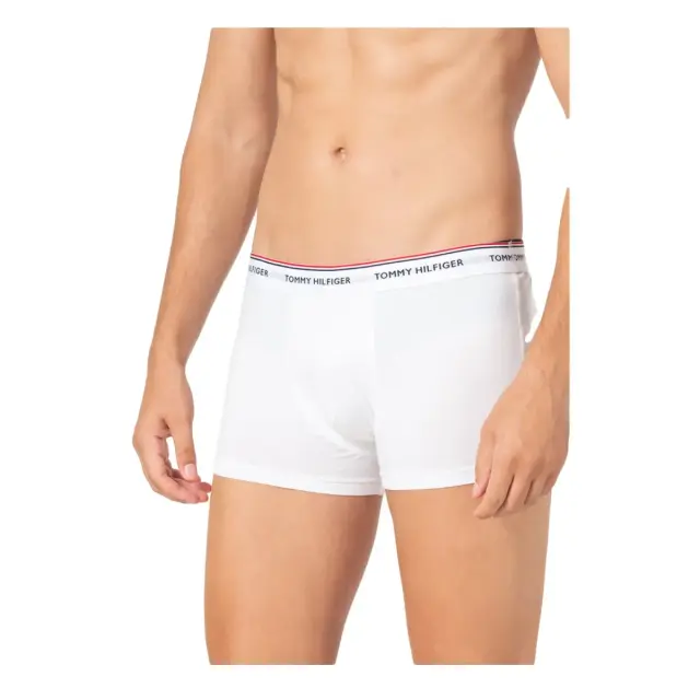 Tommy Hilfiger Ανδρικό Boxer Low Rise Trunk - Τριπλό Πακέτο, Χρώμα Λευκό 2