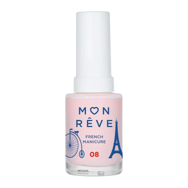 Mon Reve French Manicure Sheer 13ml | Απόχρωση 08 Rose