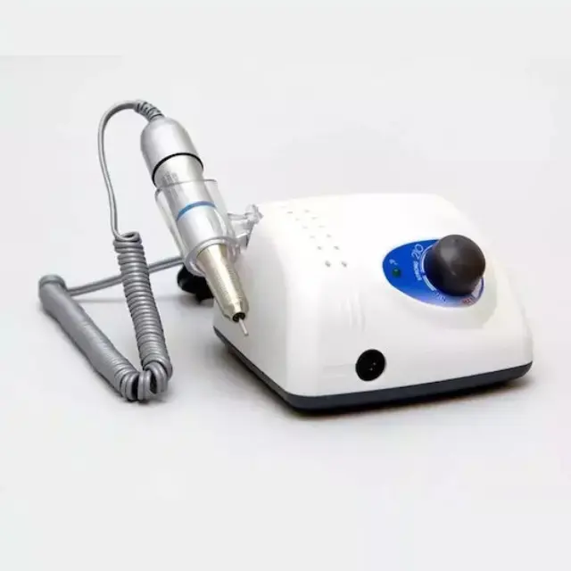 Saeshin Strong 210 Τροχός Νυχιών Ρεύματος 65W Λευκός 35000 Στροφών με Πεντάλ 3