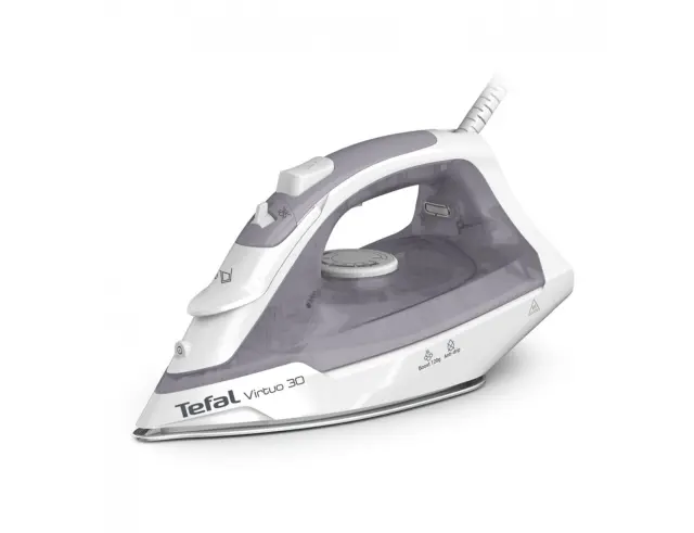 Σίδερο ατμού Tefal Virtuo 30 FV2C43E0 Με Ισχύ 2000W και Χωρητικότητα Νερού 240ml FV2C43E0