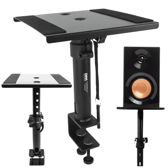 DNA TM1 desk stand for studio monitor audio monitoring speaker up to 15 kg steel non-slip tapes 2