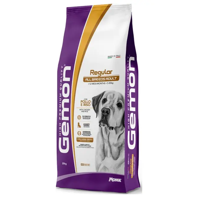 Gemon Adult All Breeds Ξηρά Τροφή για Σκύλους Κοτόπουλο & Ρύζι 20kg
