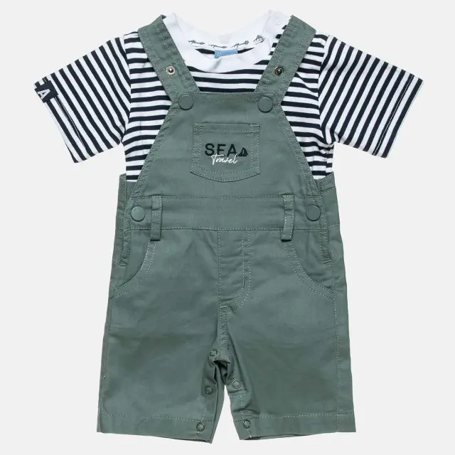 Σαλοπέτα με navy μπλούζα
