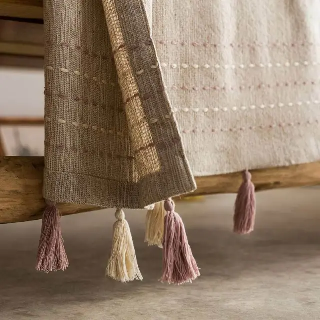 Ριχτάρι Τριθέσιου 180x310cm GOFIS HOME TRACE CLAY PINK 467/ 08 3