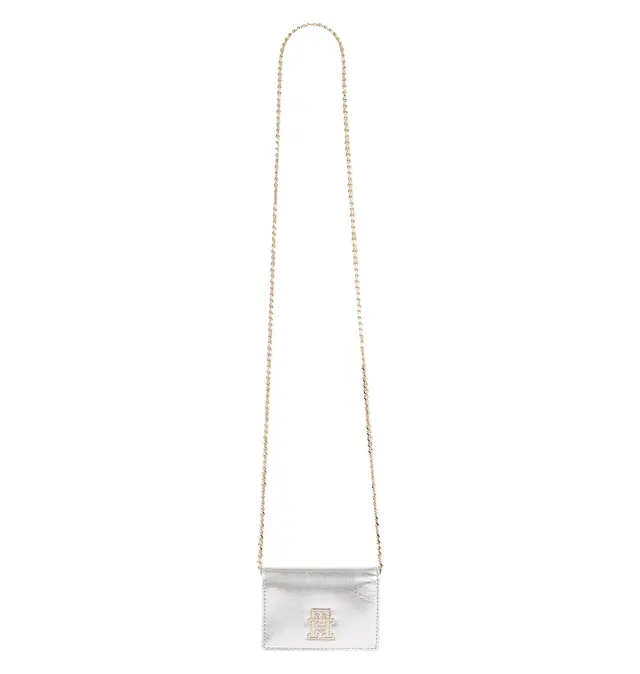 Καρτοθήκη τσαντάκι TOMMY HILFIGER TH 15254 Μεταλλικό Ασημί