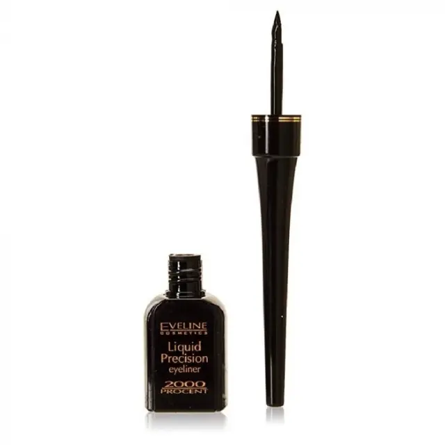 Eveline Liquid Precision Eyeliner 2000 Percent Black