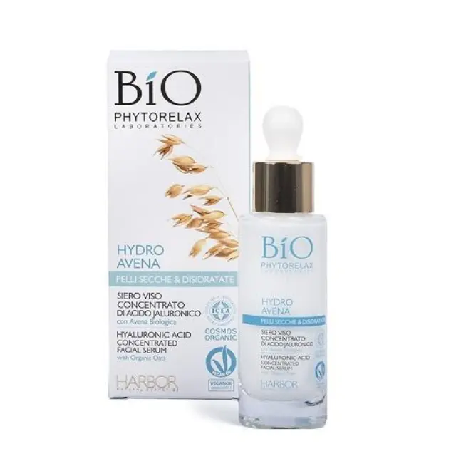 Phytorelax Bio Hydro Avena Hyaluronic Acid Concentrated Facial Serum Συμπυκνωμένος Ορός Προσώπου με Υαλουρονικό Οξύ, 30ml