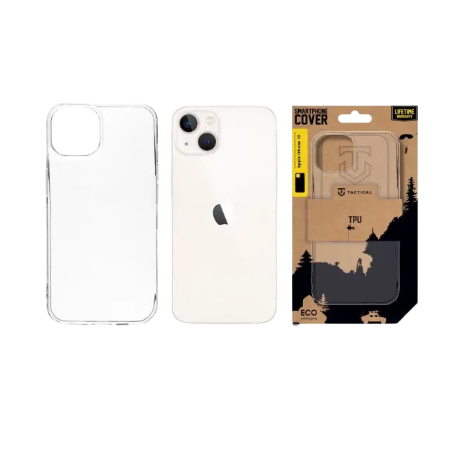 Tactical TPU Cover for Apple iPhone 13 Transparent 3