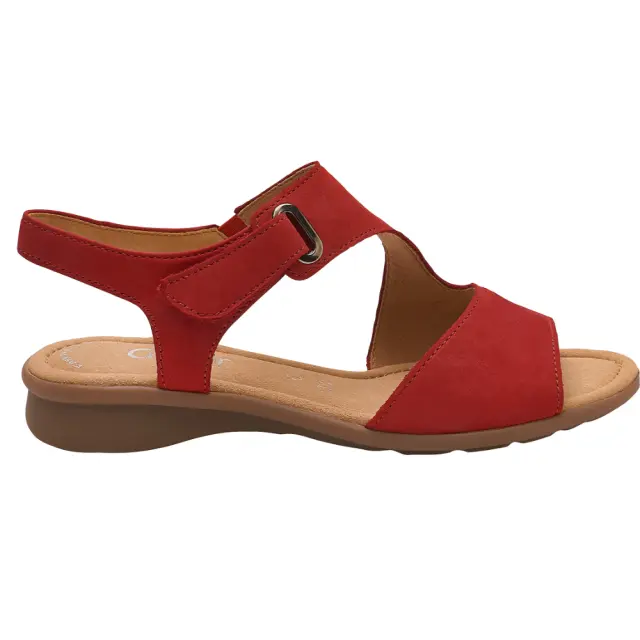 Gabor Πέδιλα Γυναικείο δέρμα Nubuck Κόκκινο GAB/66063 48-RUBIN