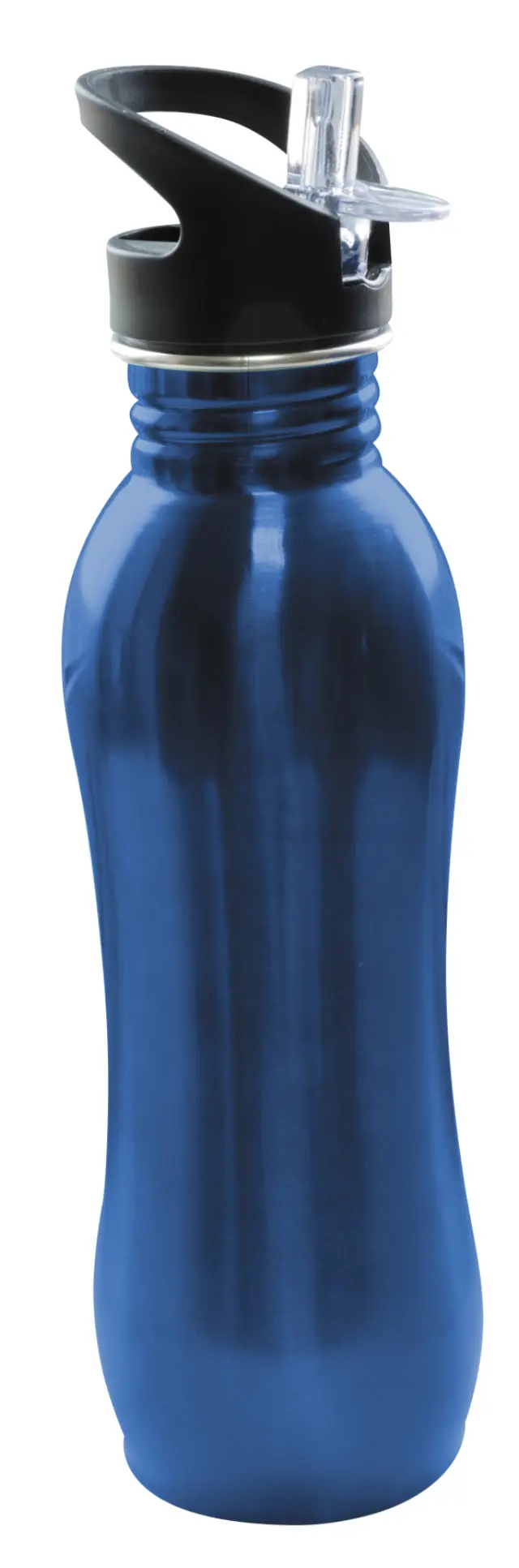 Υδροδοχείο Μπλε 650ml με Καλαμάκι και Καραμπινέρ