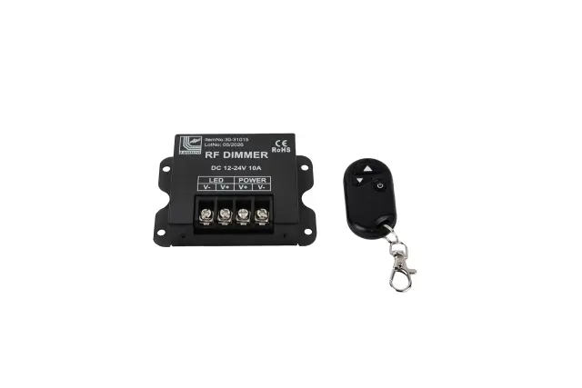 ΝΤΙΜΕΡ ΜΕ ΤΗΛ/ΡΙΟ ΓΙΑ ΤΑΙΝΙΑ LED ΜΟΝΟΧΡ. 12VDC120W 24VDC240W 10A