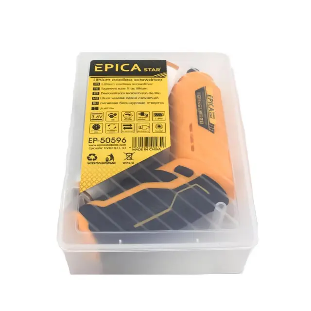 Epica Star EP-50596 Κατσαβίδι Μπαταρίας 3.6V 1x1.5Ah