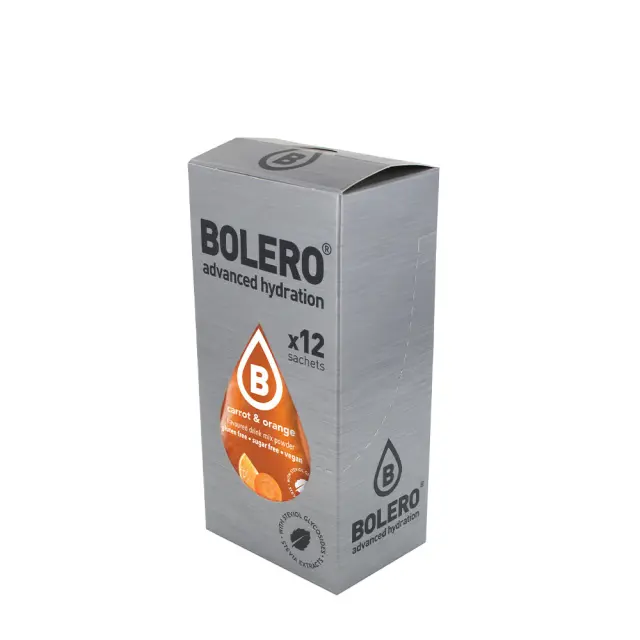 Bolero Classic Drink Mix Carrot – Orange, 12 x 3 g