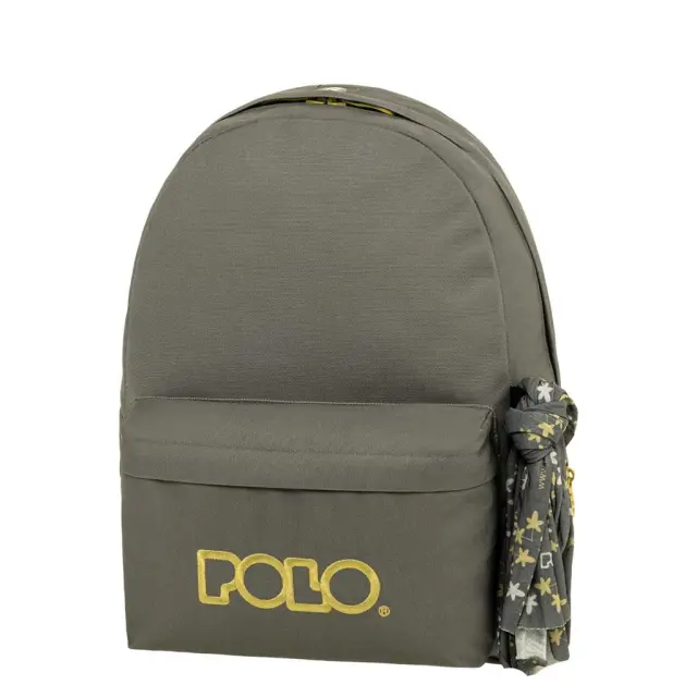 Polo Σχολική Τσάντα Πλάτης Original Scarf Γκρι (901135-2276/2026)