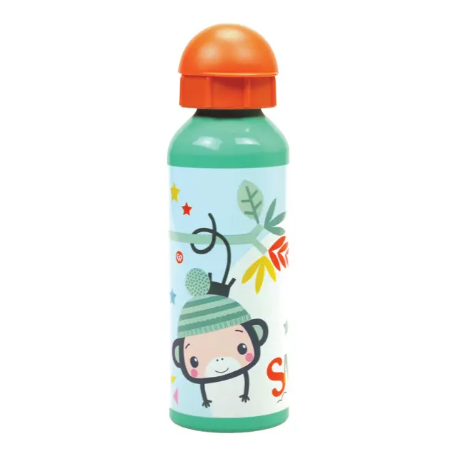 Παγούρι αλουμινίου με στόμιο Fisher-Price monkeys 520ml 2