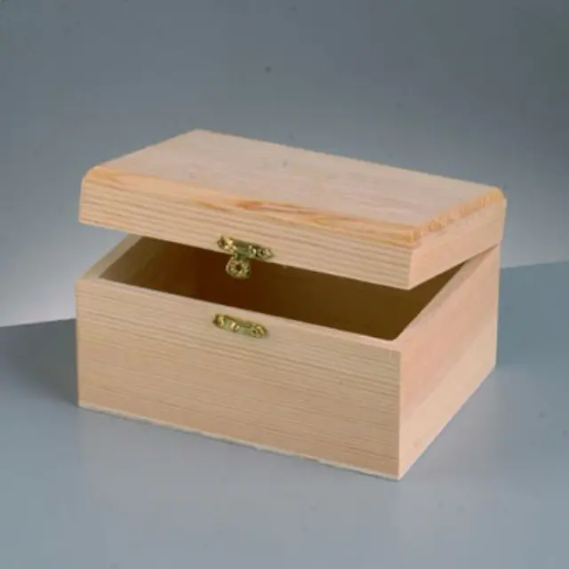 Ξύλινο Κουτί Ορθογώνιο 13.5x9.5xh8cm