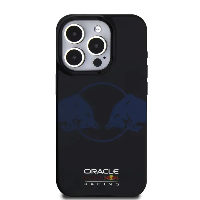 Red Bull PC/TPU Two Bulls Magsafe Case for iPhone 15 Pro Max Navy 3