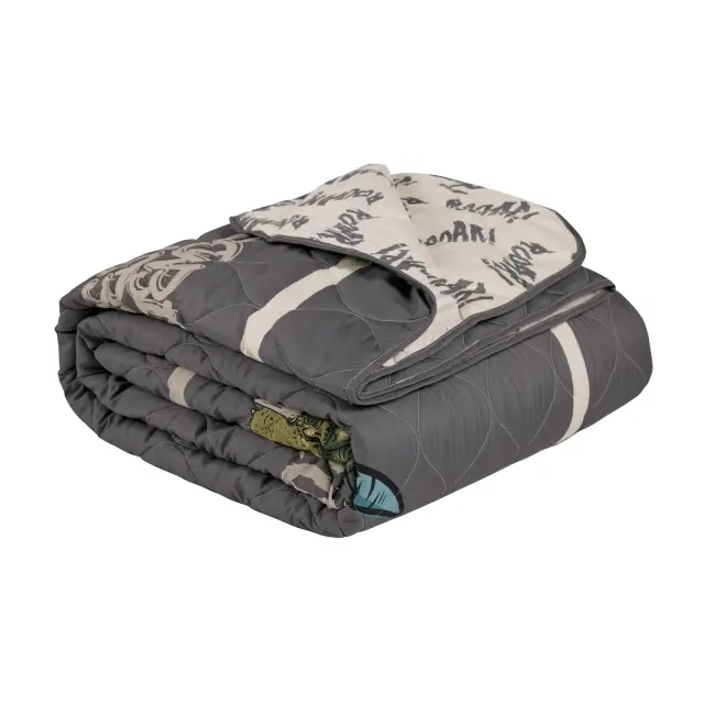 Κουβερλί 160x220 Μονό Das Home 4931 Grey-Cream 100% Microfiber 3