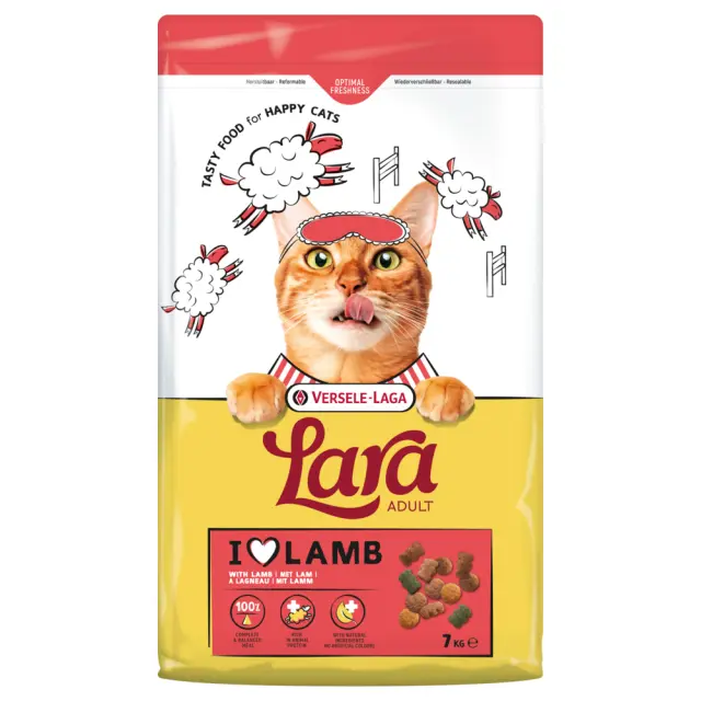 VERSELE-LAGA Lara Adult Lamb - dry cat food - 7kg