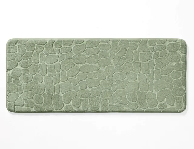 Πατάκι Μπάνιου Ricochet Douceur d'intérieur με memory foam και διαστάσεις 50x120cm - Sage 1802217 2