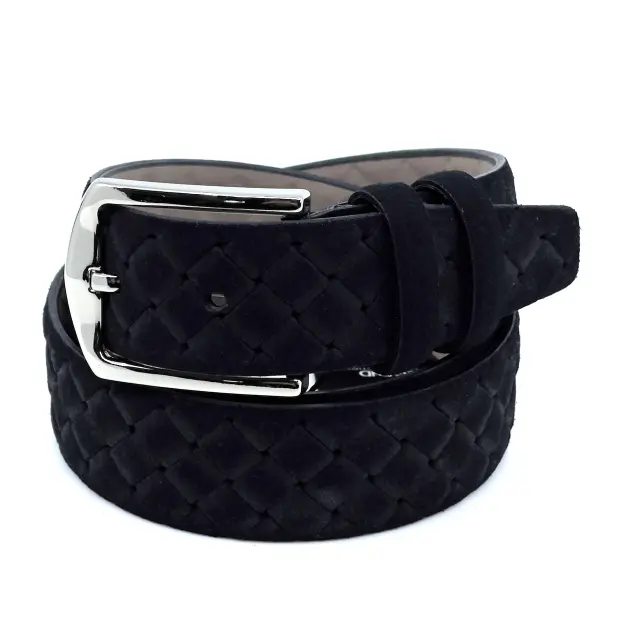 ΖΩΝΗ LEGEND ACCESSORIES P.U. LEATHER 3,5 CM ΧΡΩΜΑ ΜΑΥΡΟ ΤΥΠΟΥ SUEDE C-62 - 135cm