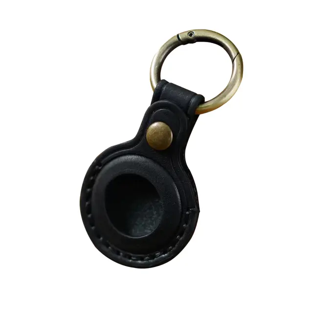 Mobile Origin AirTag Leather Keychain A6, black 2
